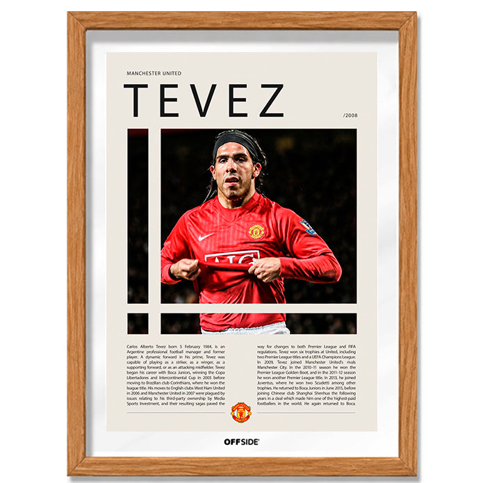 Carlos Tevez "El Apache" en Manchester United Temporada 2008