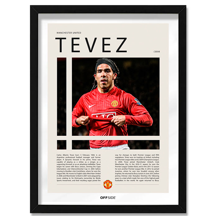 Carlos Tevez "El Apache" en Manchester United Temporada 2008