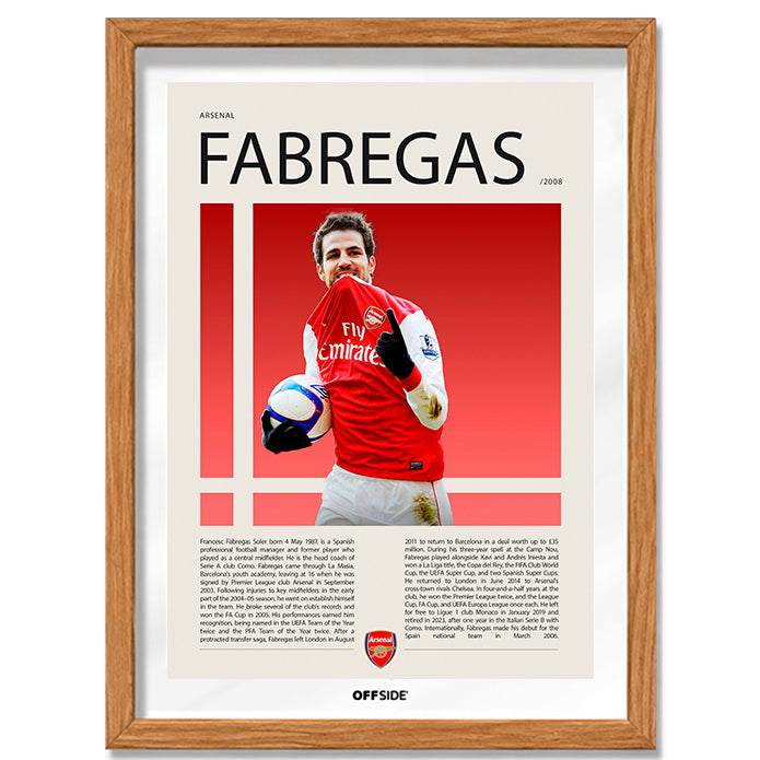 Cesc Fabregas "Cesc" en Arsenal Temporada 2008