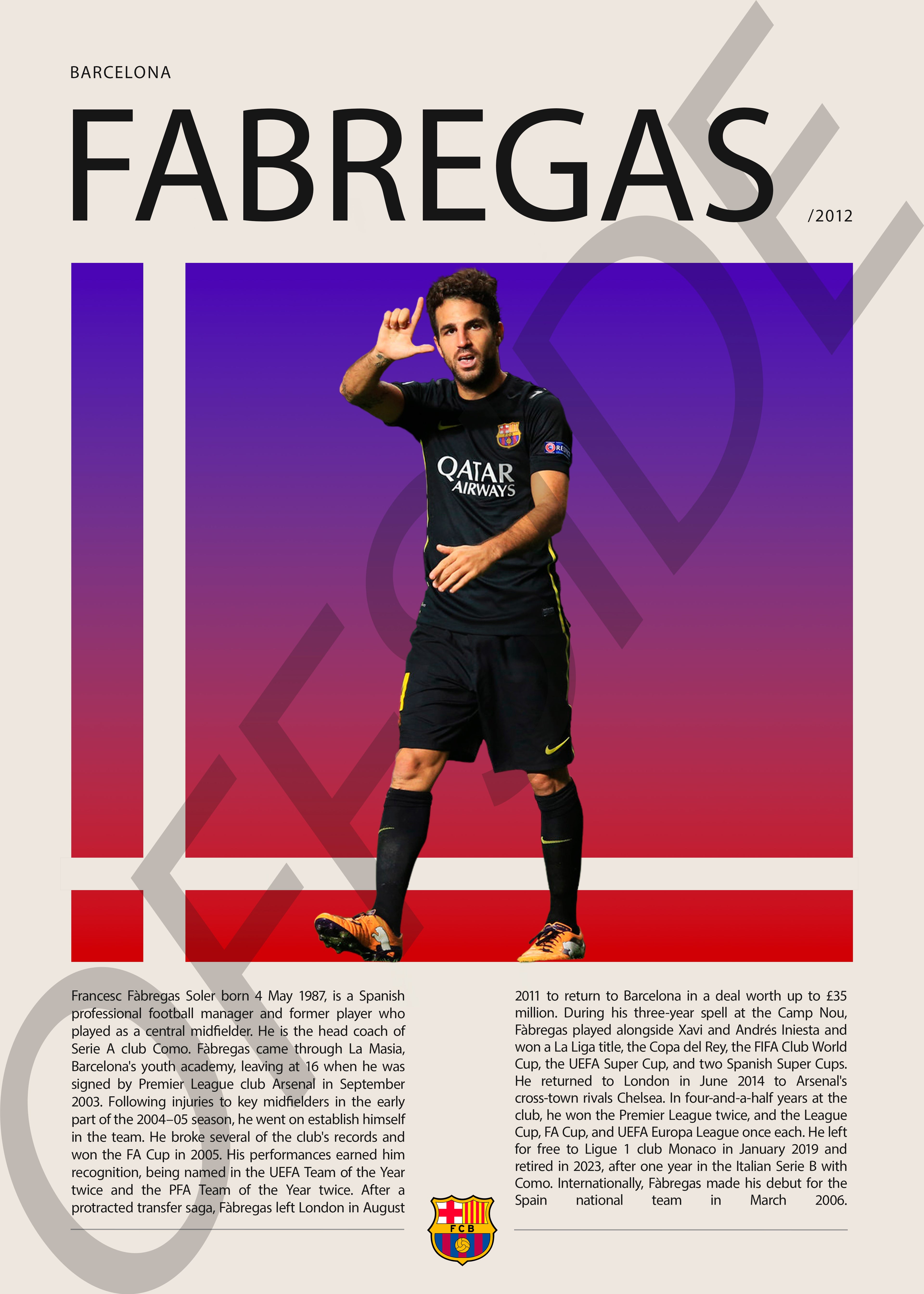 Cesc Fabregas "Cesc" en Barcelona Temporada 2012