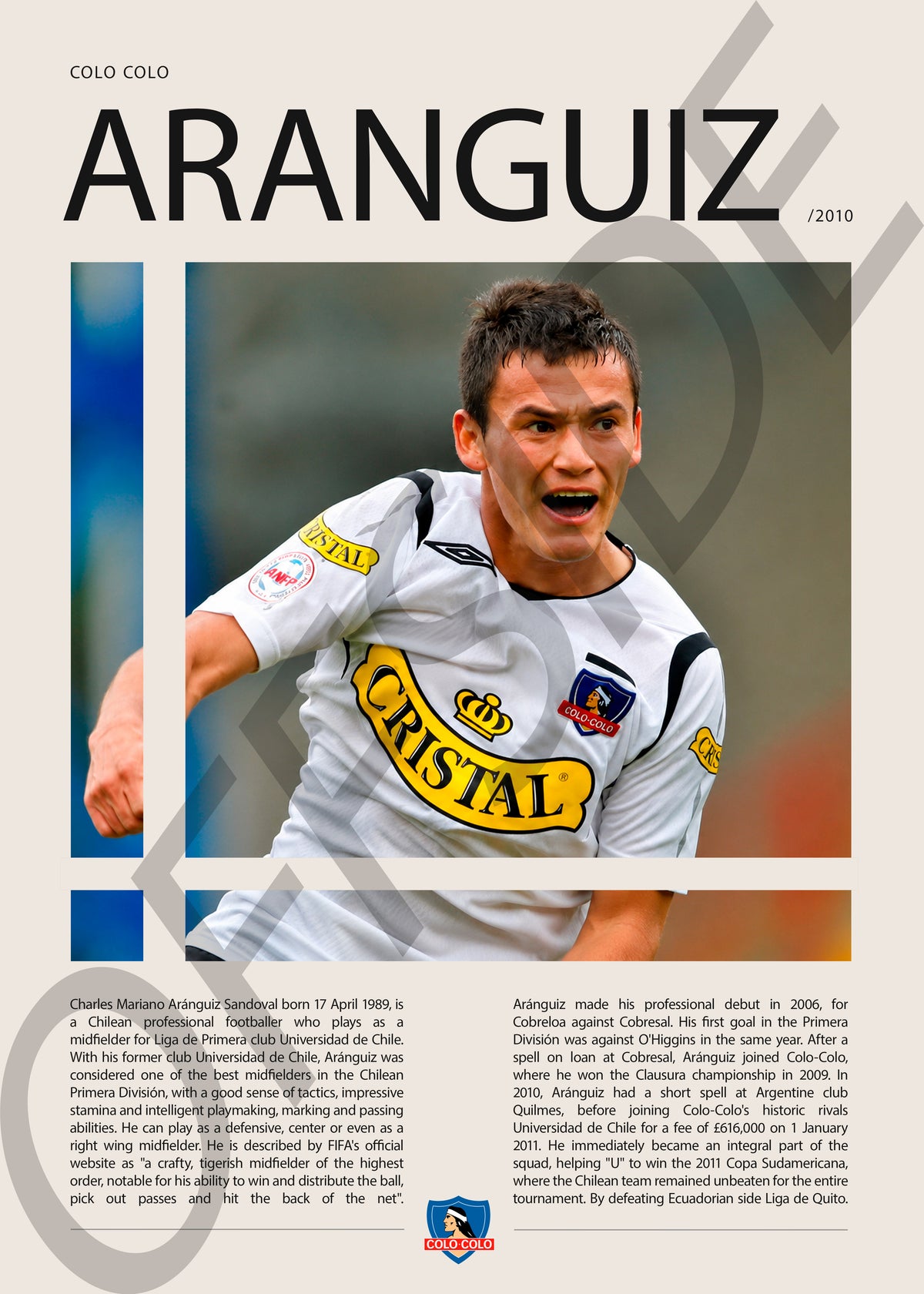 Charles Aranguiz "El Principe" en Colo Colo Temporada 2010