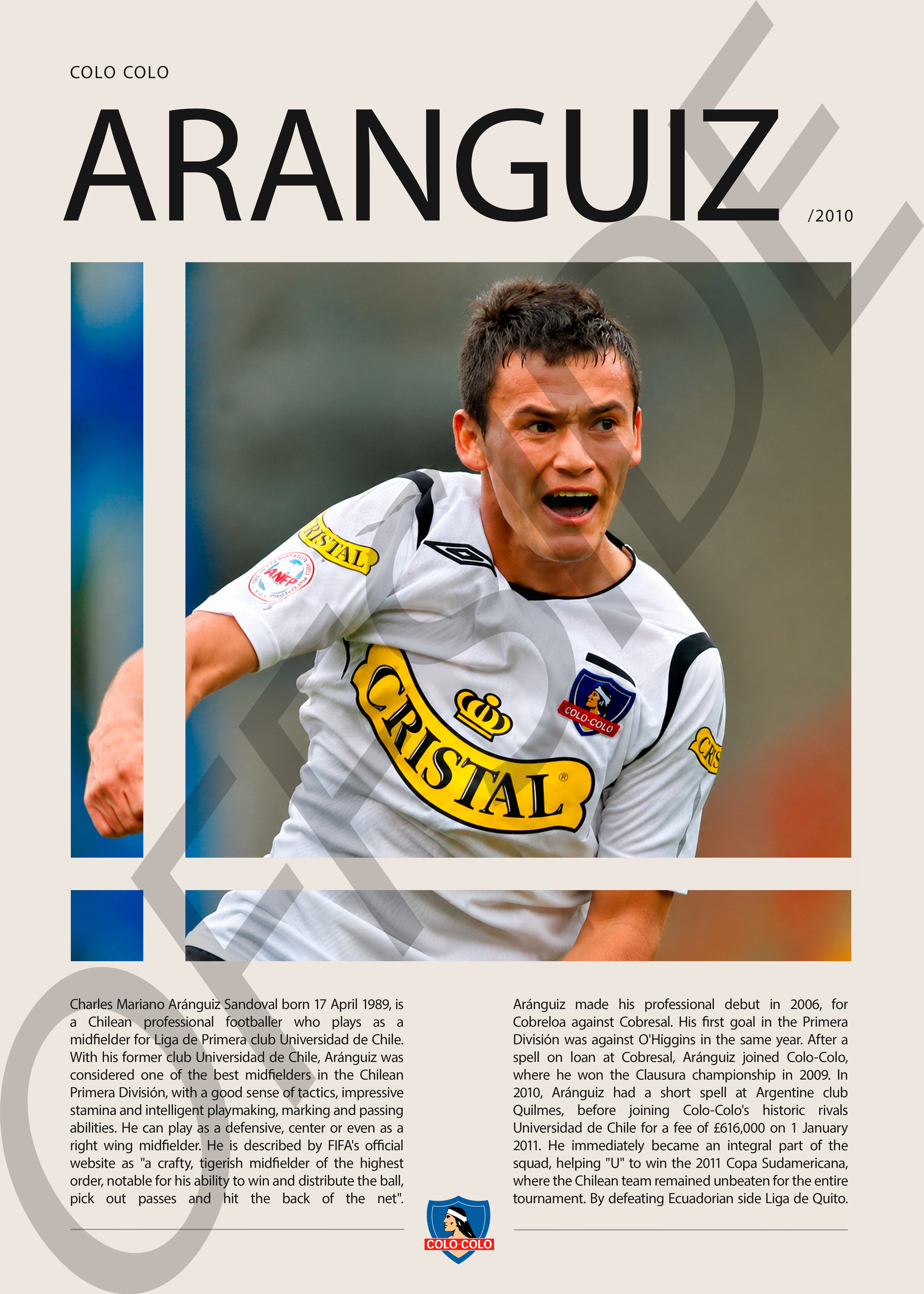 Charles Aranguiz "El Principe" en Colo Colo Temporada 2010