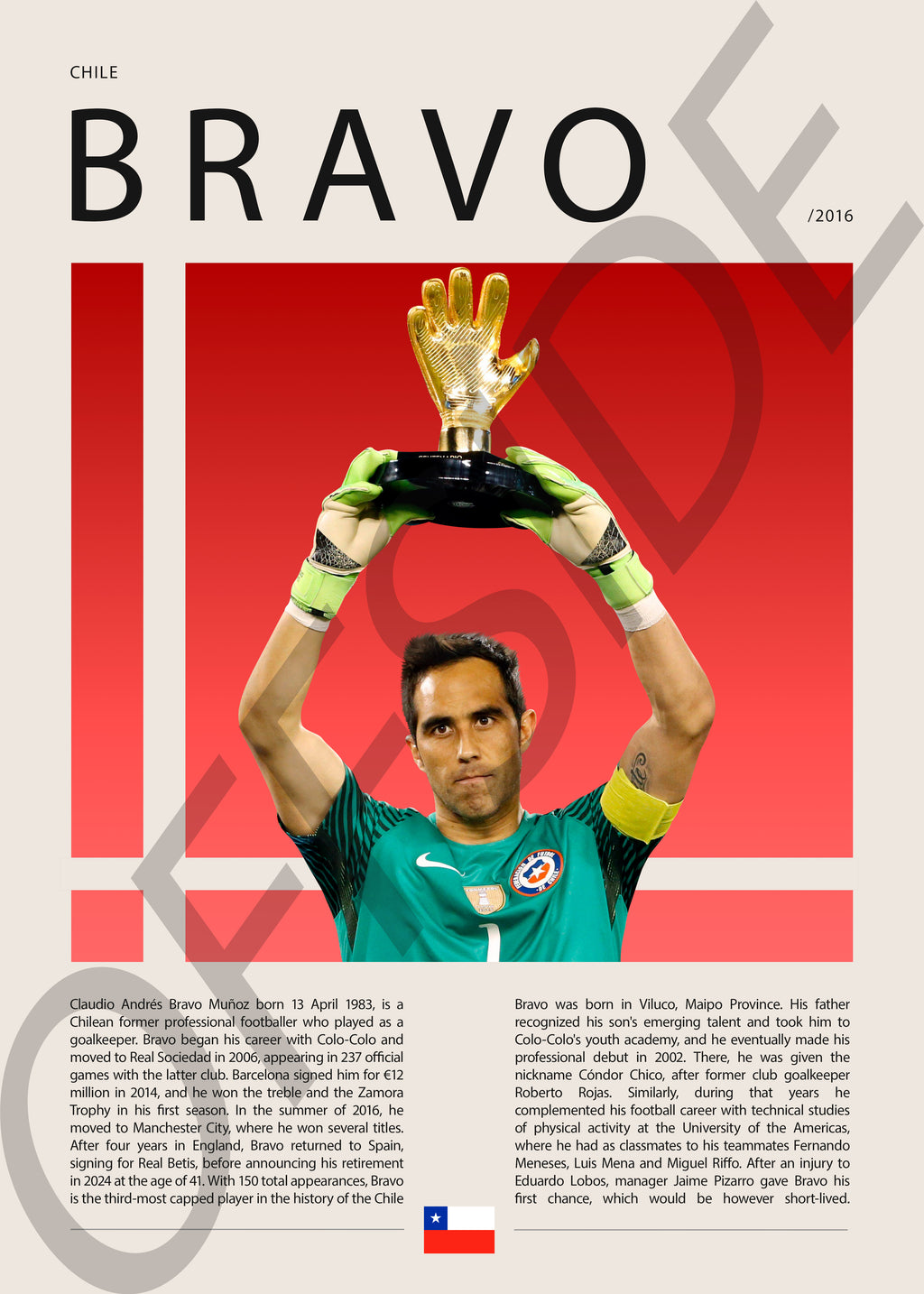 Claudio Bravo "Capitan" en Chile Clasificatorias 2016