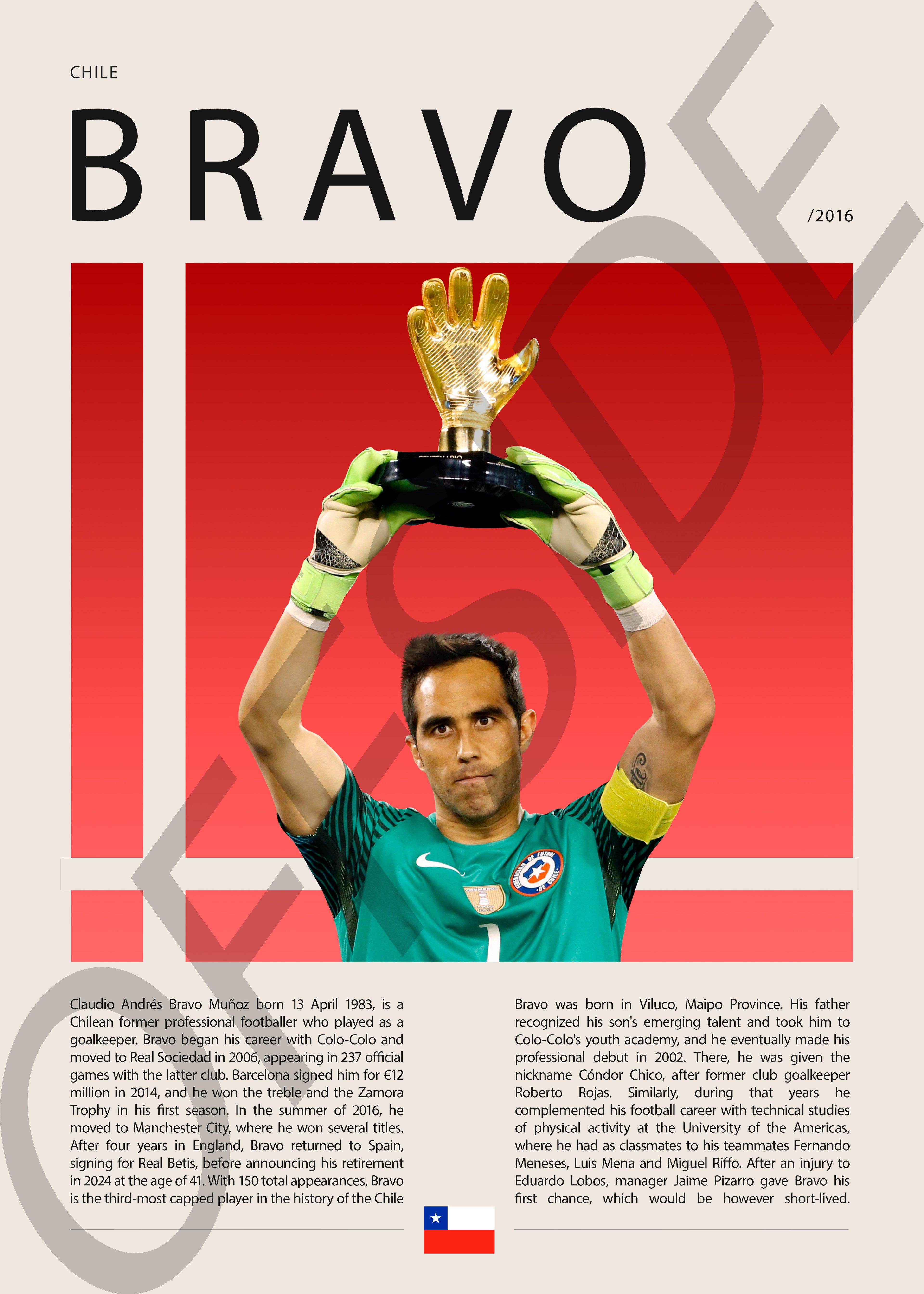 Claudio Bravo "Capitan" en Chile Clasificatorias 2016