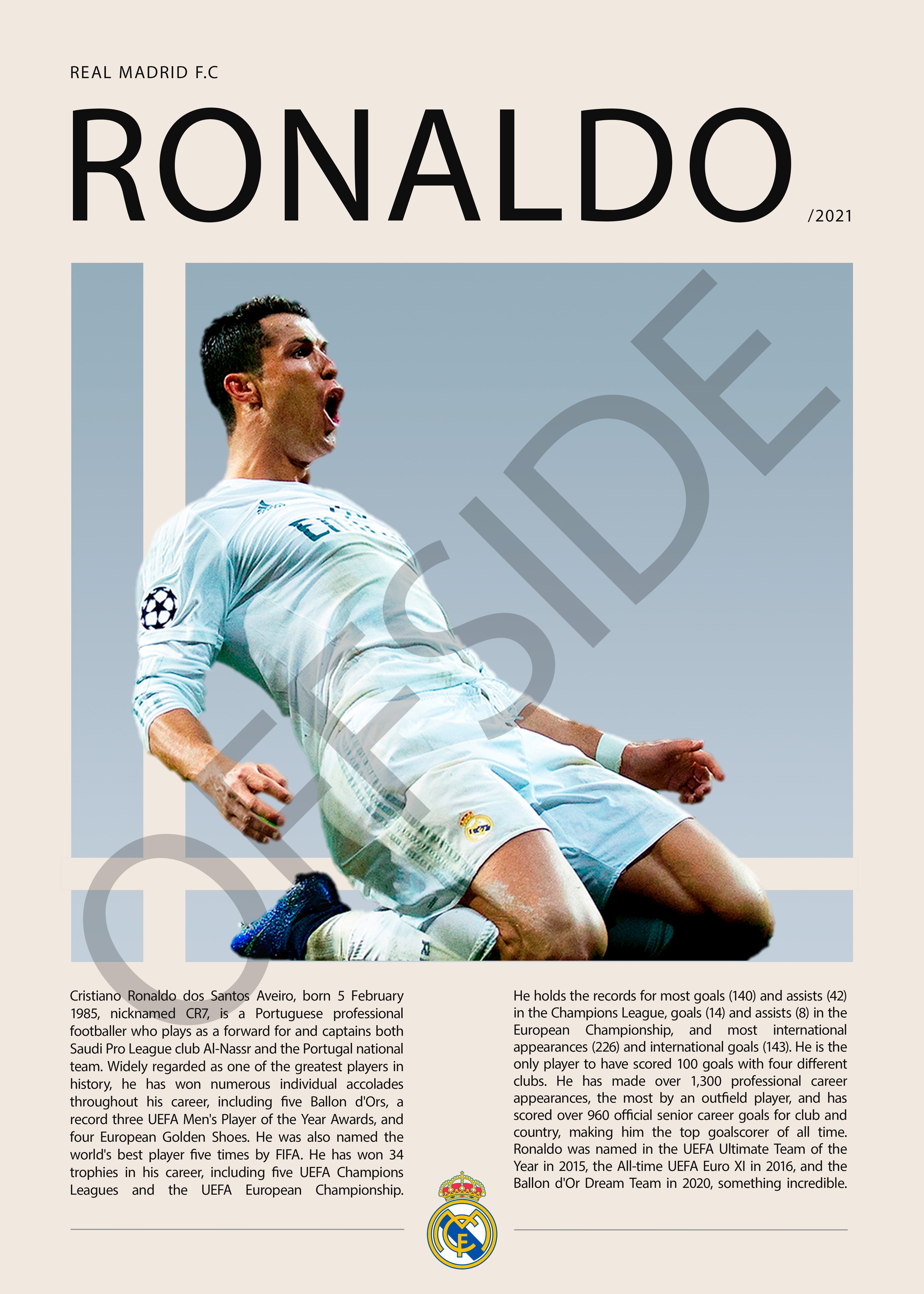 Cristiano Ronaldo "CR7" Real Madrid Triplete vs Galatasaray Champions League 2013