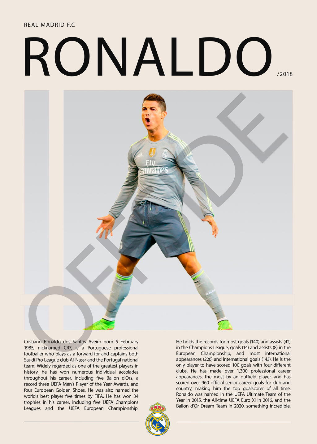 Cristiano Ronaldo "CR7" Real Madrid Doblete vs APOEL en Champions League