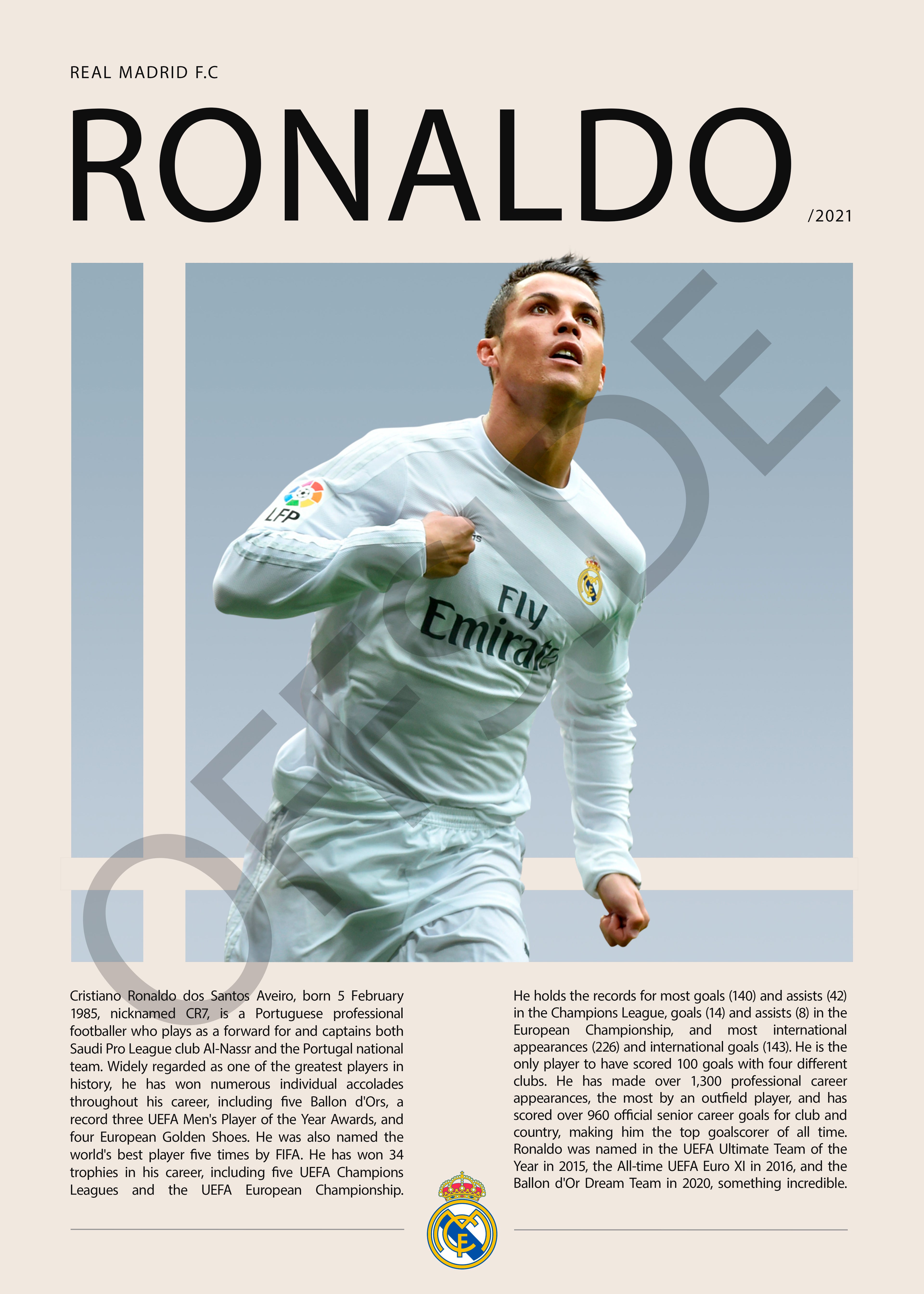 Cristiano Ronaldo "CR7" en Real Madrid Gol vs Barcelona Superclasico