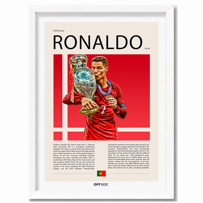 Cristiano Ronaldo "CR7" Seleccion de Portugal Campeón Eurocopa 2016