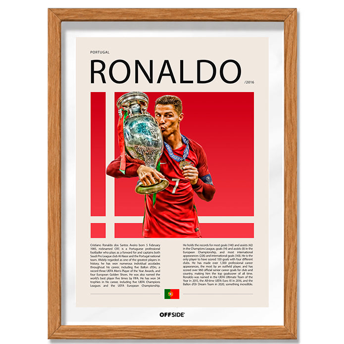 Cristiano Ronaldo "CR7" Seleccion de Portugal Campeón Eurocopa 2016
