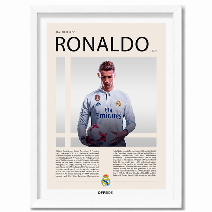Cristiano Ronaldo "CR7" en Real Madrid Temporada 2018