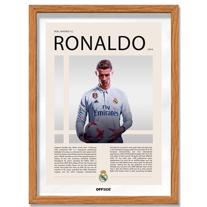 Cristiano Ronaldo "CR7" en Real Madrid Temporada 2018