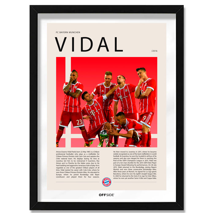 Arturo Vidal "El King" Bayern Munich Celebración Supercopa de Alemania 2017