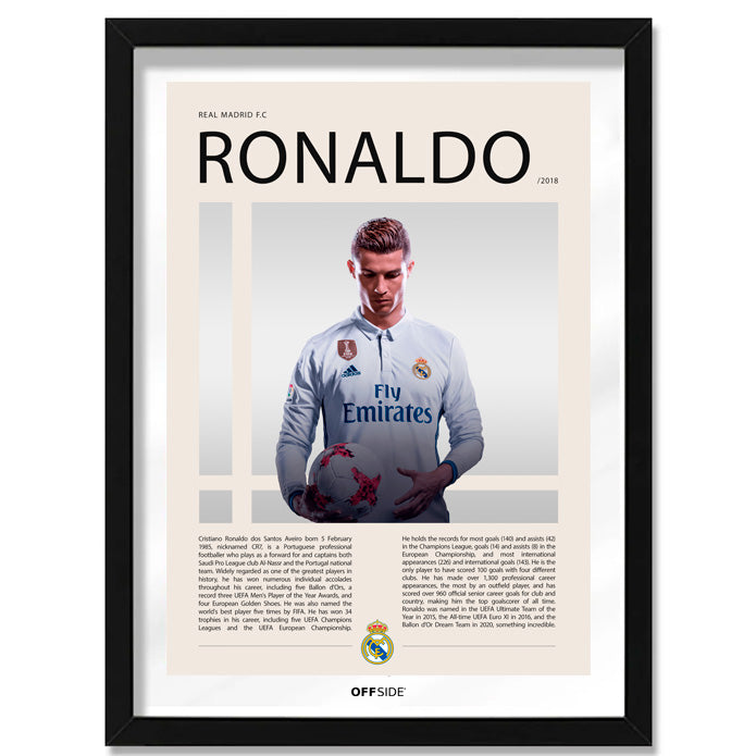 Cristiano Ronaldo "CR7" en Real Madrid Temporada 2018