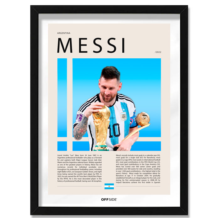 Lionel Messi "La Pulga" Seleccion Argentina Campeón del Mundo vs Francia Qatar 2022