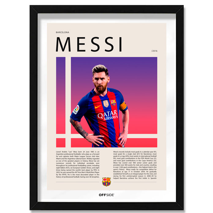 Lionel Messi "La Pulga" en Barcelona Temporada 2016