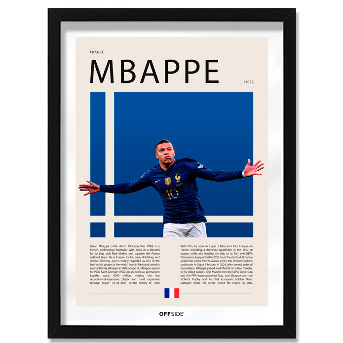 Kylian Mbappe "Kiki" Seleccion de Francia Campeón del Mundo Rusia 2018