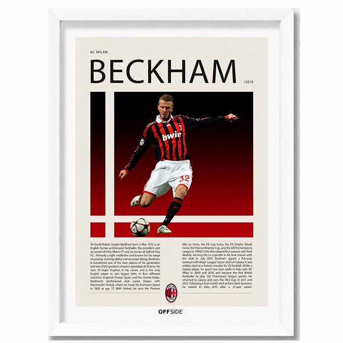 David Beckham "Becks" en AC Milan Temporada 2010
