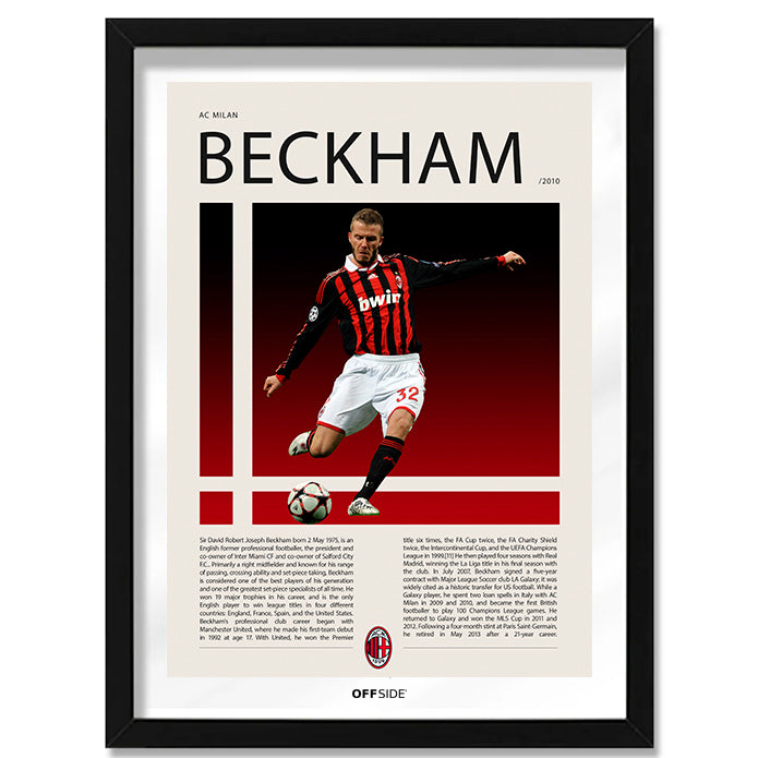 David Beckham "Becks" en AC Milan Temporada 2010