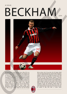 David Beckham "Becks" en AC Milan Temporada 2010