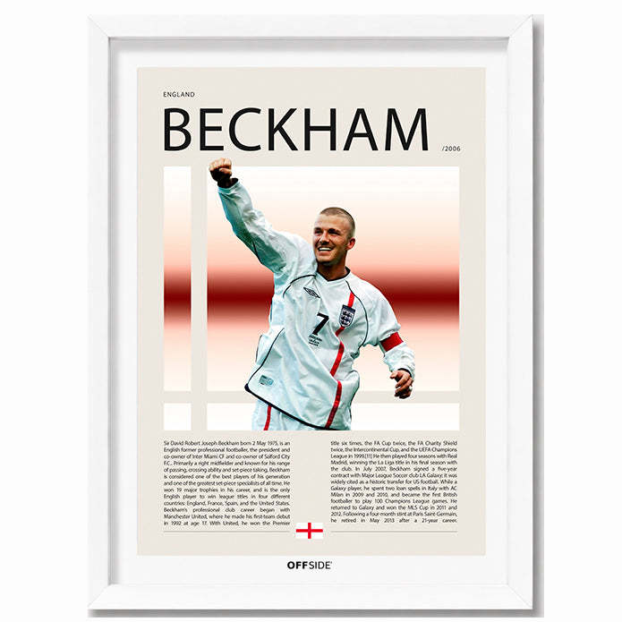 David Beckham "Becks" en Inglaterra Clasificatorias 2006