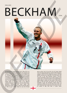 David Beckham "Becks" en Inglaterra Clasificatorias 2006