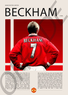 David Beckham "Becks" en Manchester United Temporada 1996