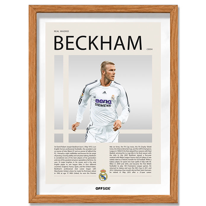 David Beckham "Becks" en Real Madrid Temporada 2004