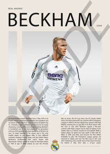 David Beckham "Becks" en Real Madrid Temporada 2004