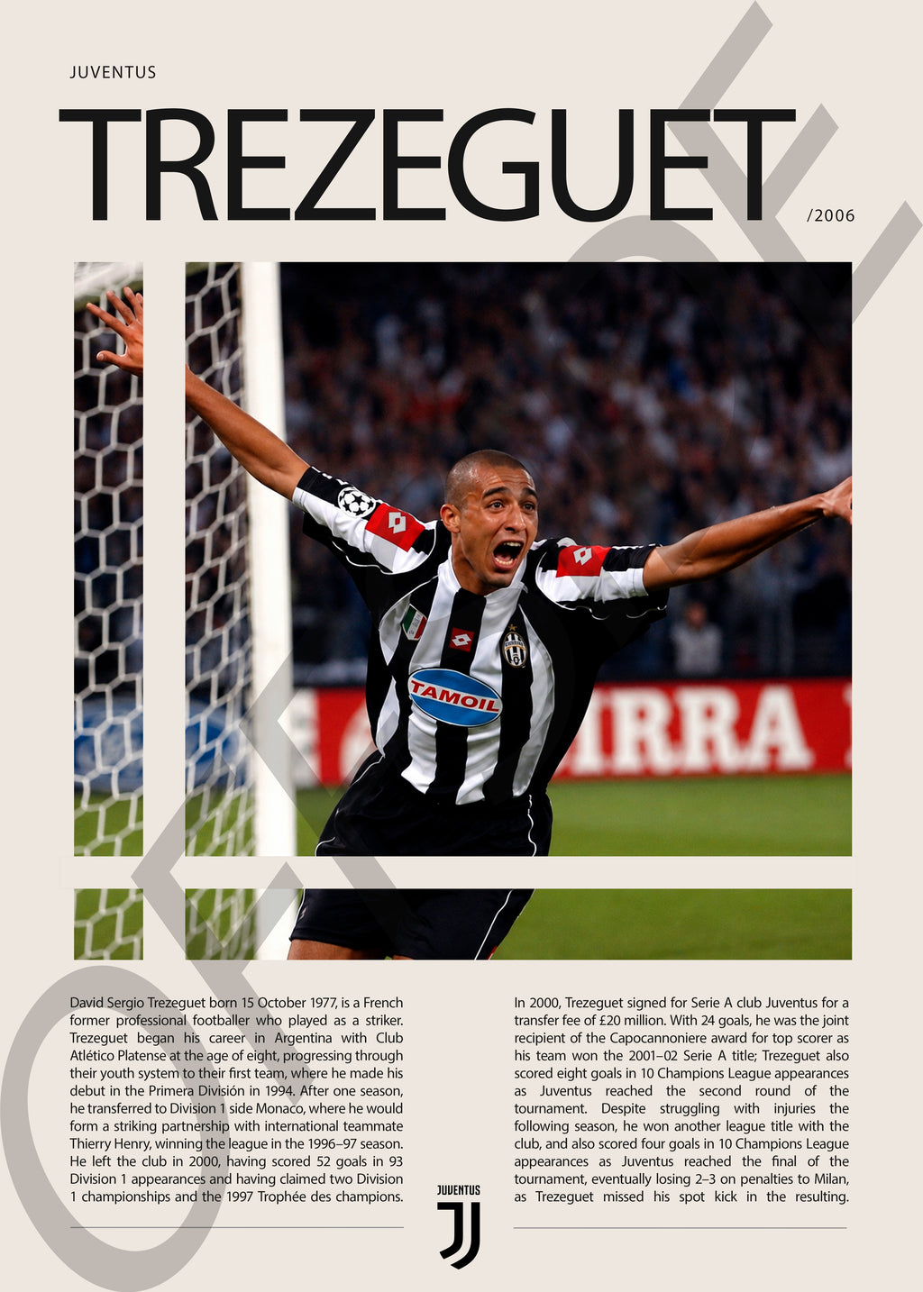 David Trezeguet "Trezegol" en Juventus Temporada 2006