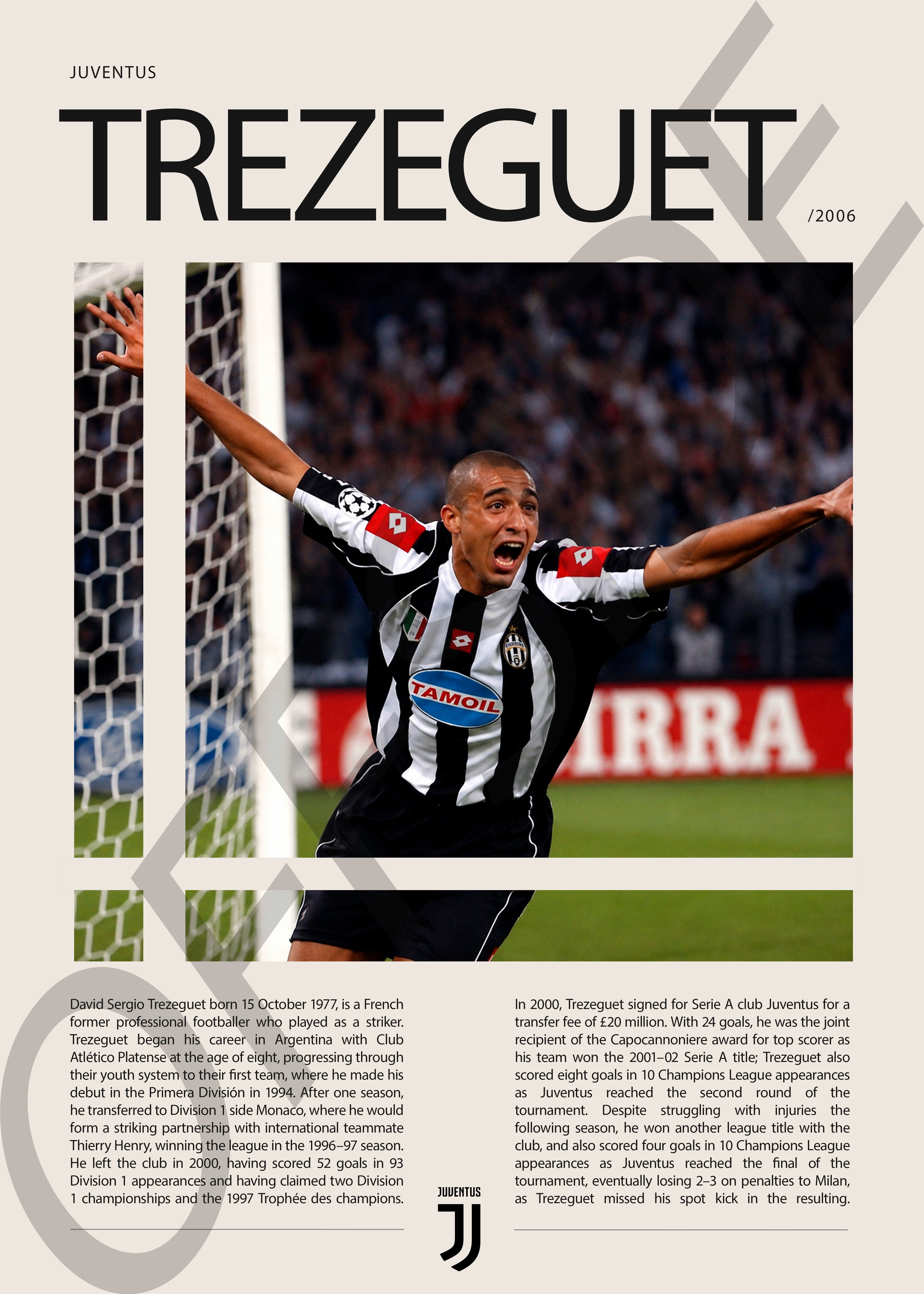 David Trezeguet "Trezegol" en Juventus Temporada 2006