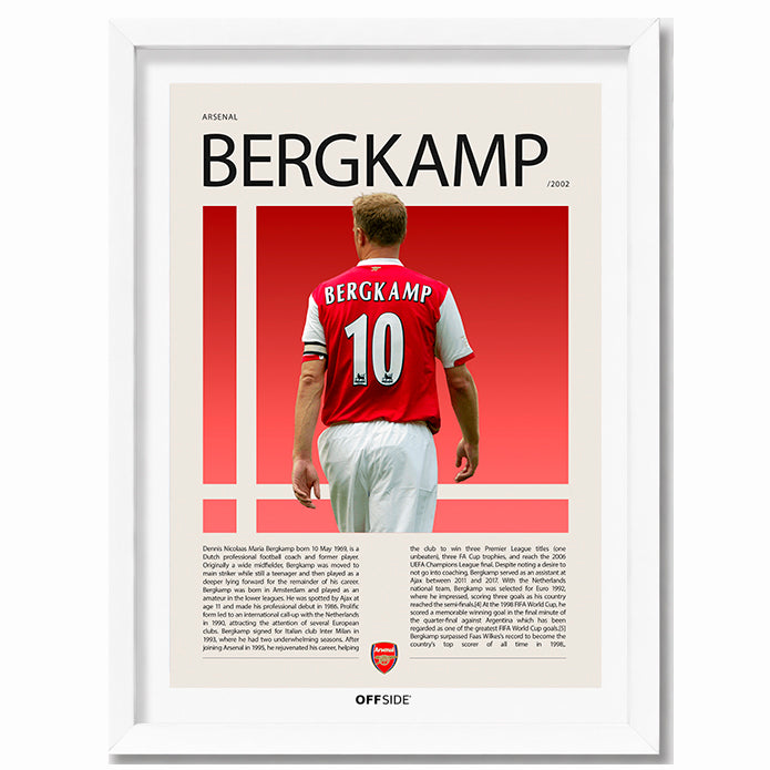 Dennis Bergkamp "El holandés que no vuela" en Arsenal Temporada 2002