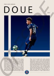 Desire Doue "Doue" en PSG Temporada 2025