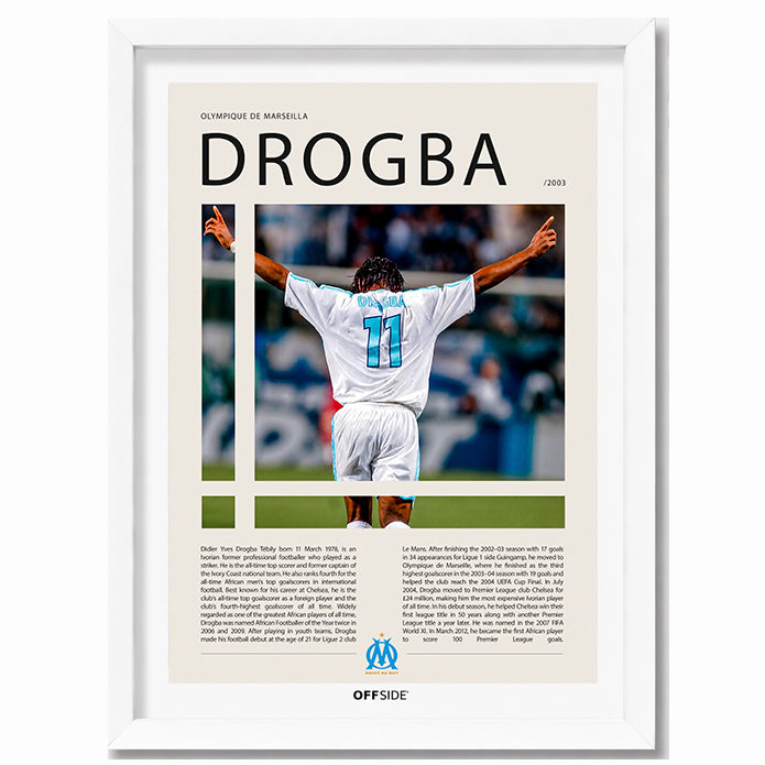 Didier Drogba "Drogba" en Olympique de Marsella Temporada 2003