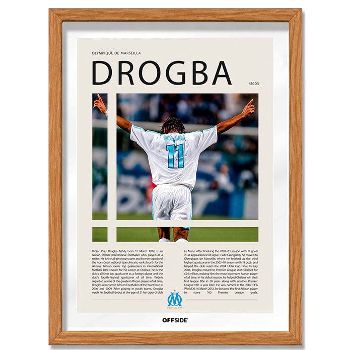 Didier Drogba "Drogba" en Olympique de Marsella Temporada 2003