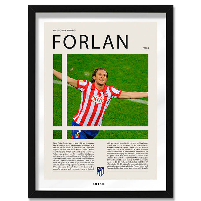 Diego Forlan "Cachavacha" en Atletico de Madrid Temporada 2008