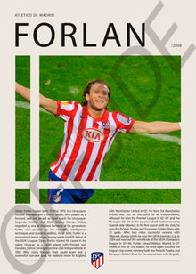 Diego Forlan "Cachavacha" en Atletico de Madrid Temporada 2008