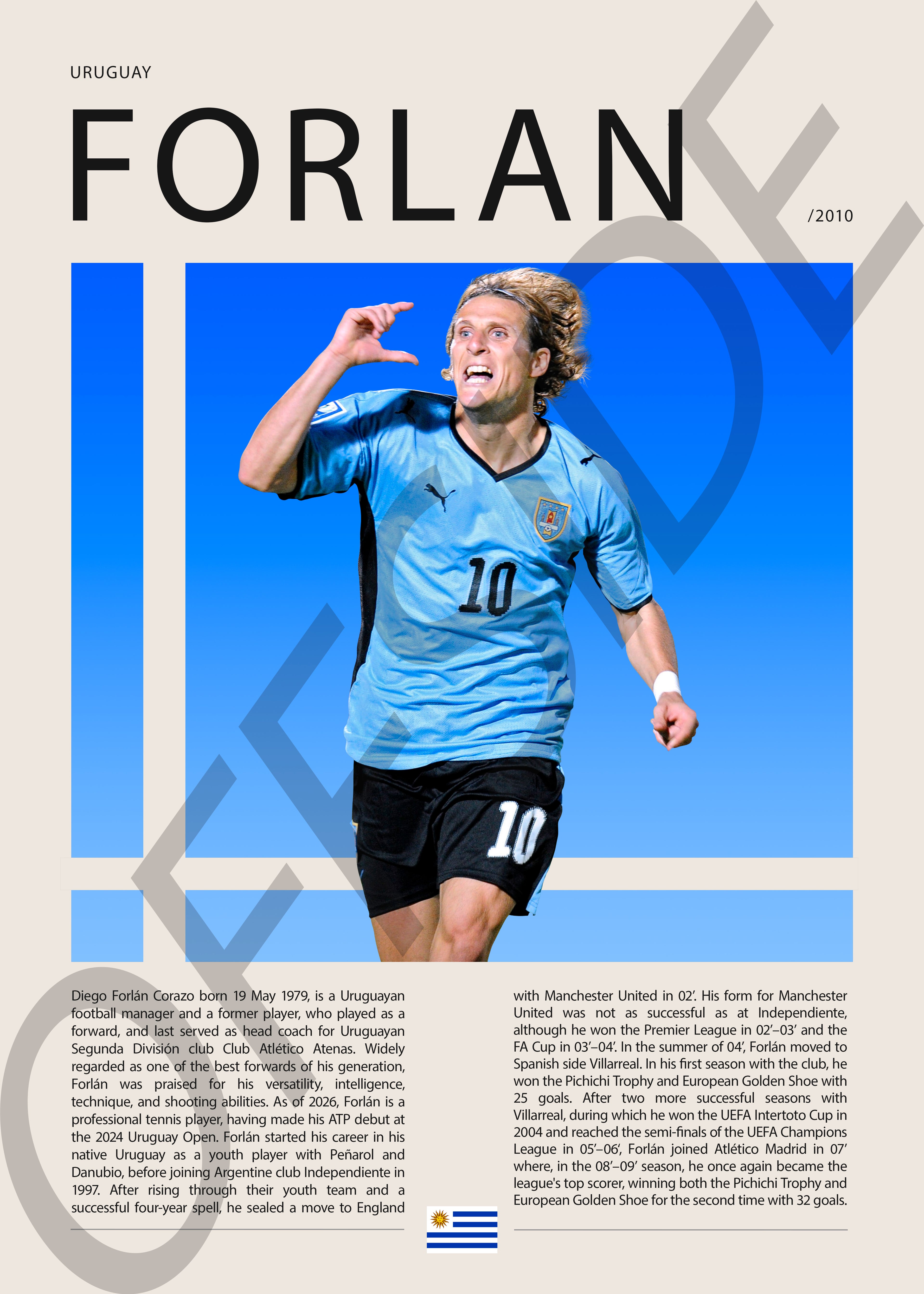 Diego Forlan "Cachavacha" en Uruguay Clasificatorias 2010