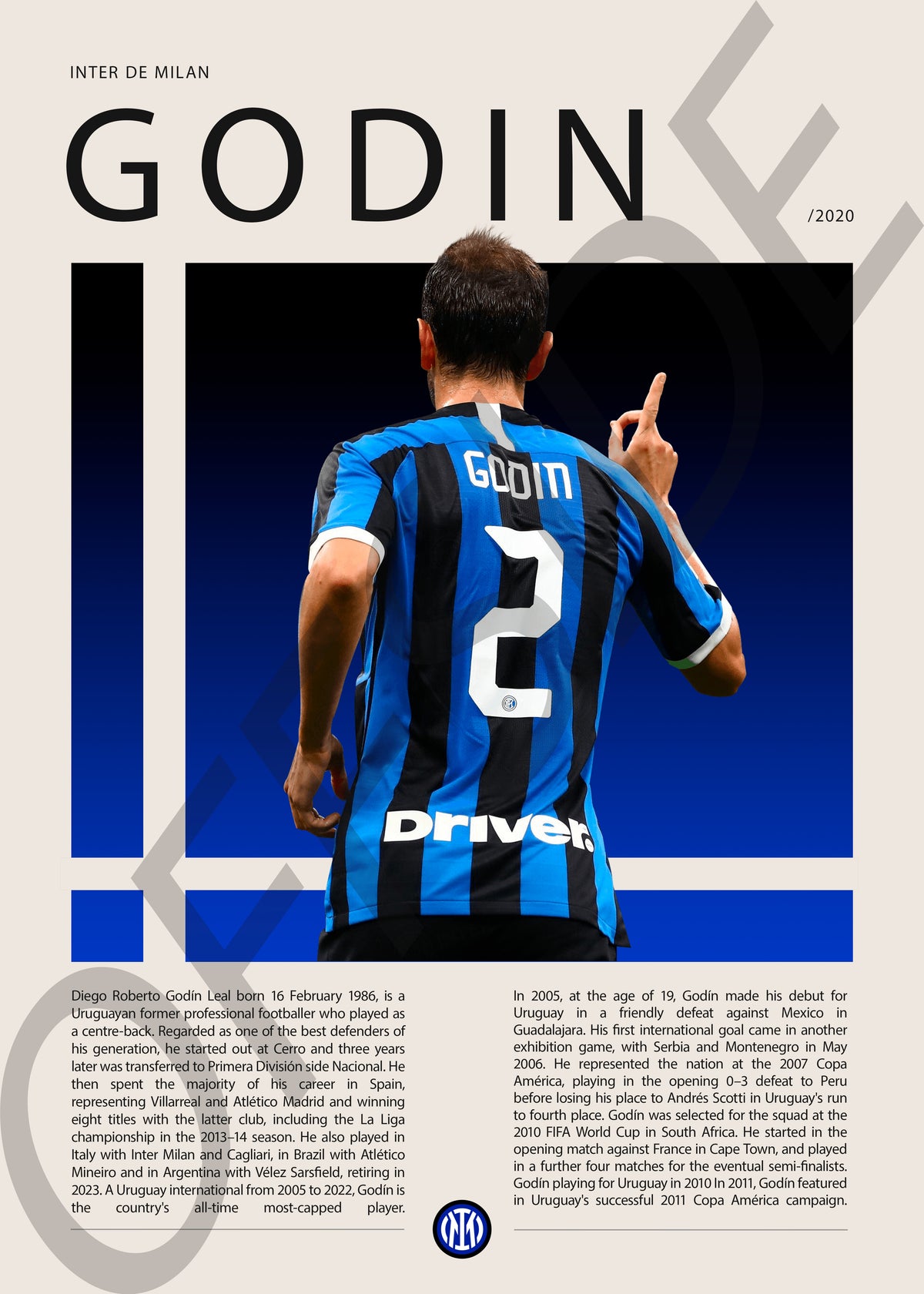Diego Godin "El Faraon" en Inter de Milan Temporada 2020