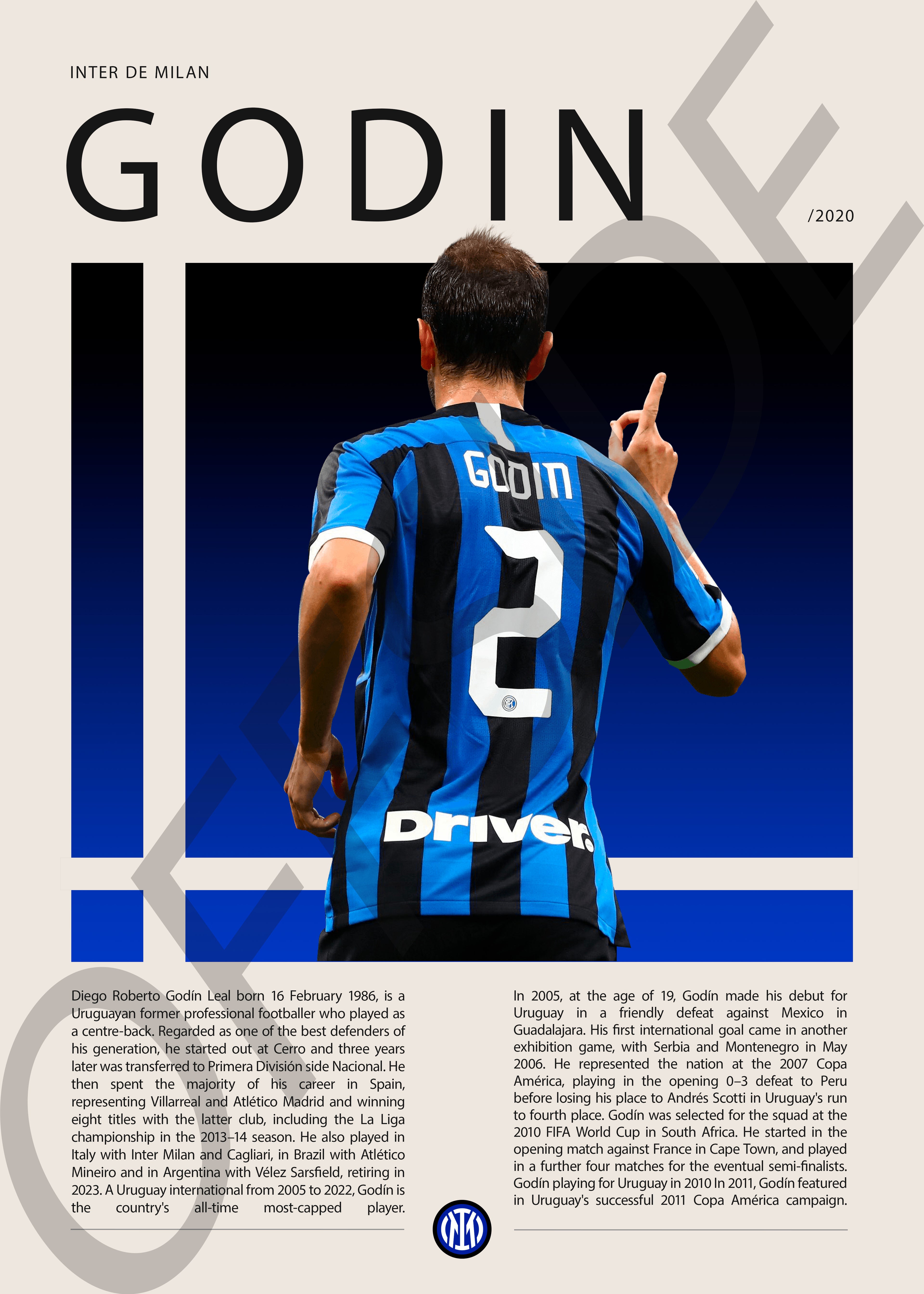 Diego Godin "El Faraon" en Inter de Milan Temporada 2020