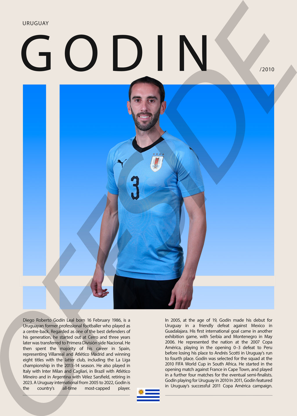 Diego Godin "El Faraon" en Uruguay Clasificatorias 2010