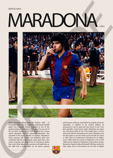 Diego Armando Maradona "Pelusa" en Barcelona Temporada 1984