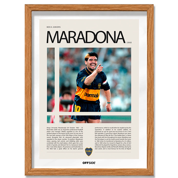 Diego Armando Maradona "Pelusa" en Boca Junior Temporada 2002