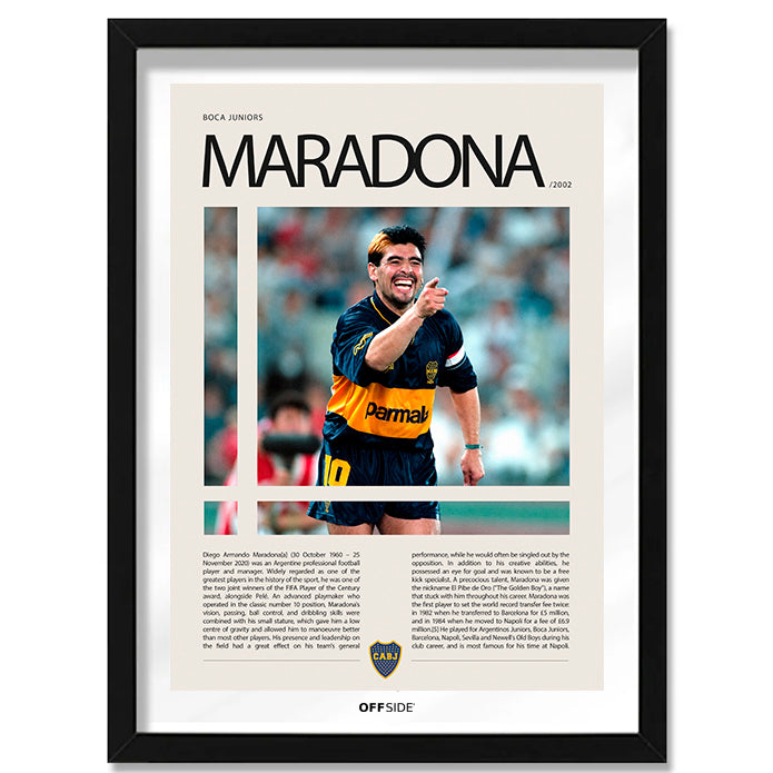Diego Armando Maradona "Pelusa" en Boca Junior Temporada 2002