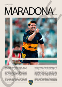 Diego Armando Maradona "Pelusa" en Boca Junior Temporada 2002