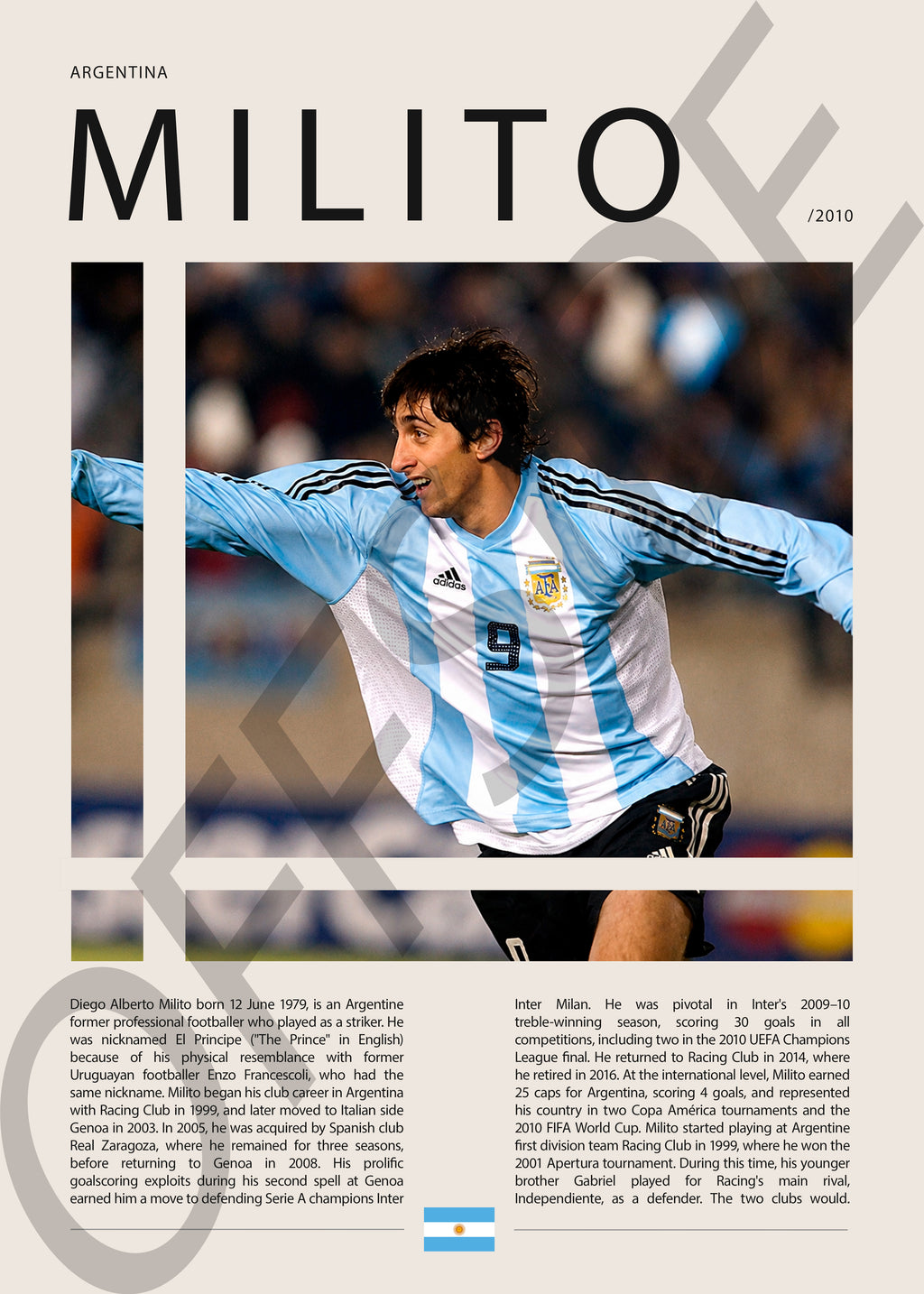 Diego Milito "El Principe" en Argentina Clasificatorias 2010