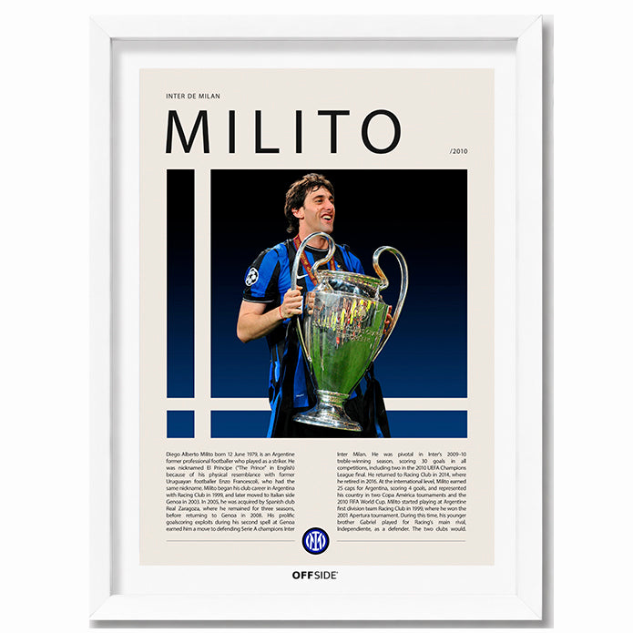 Diego Milito "El Principe" en Inter de Milan Temporada 2010