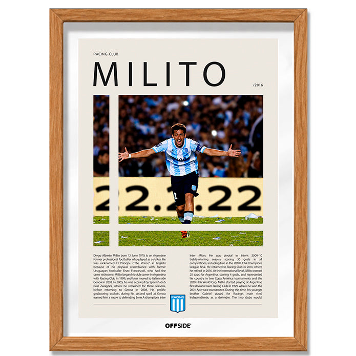 Diego Milito "El Principe" en Racing Temporada 2016
