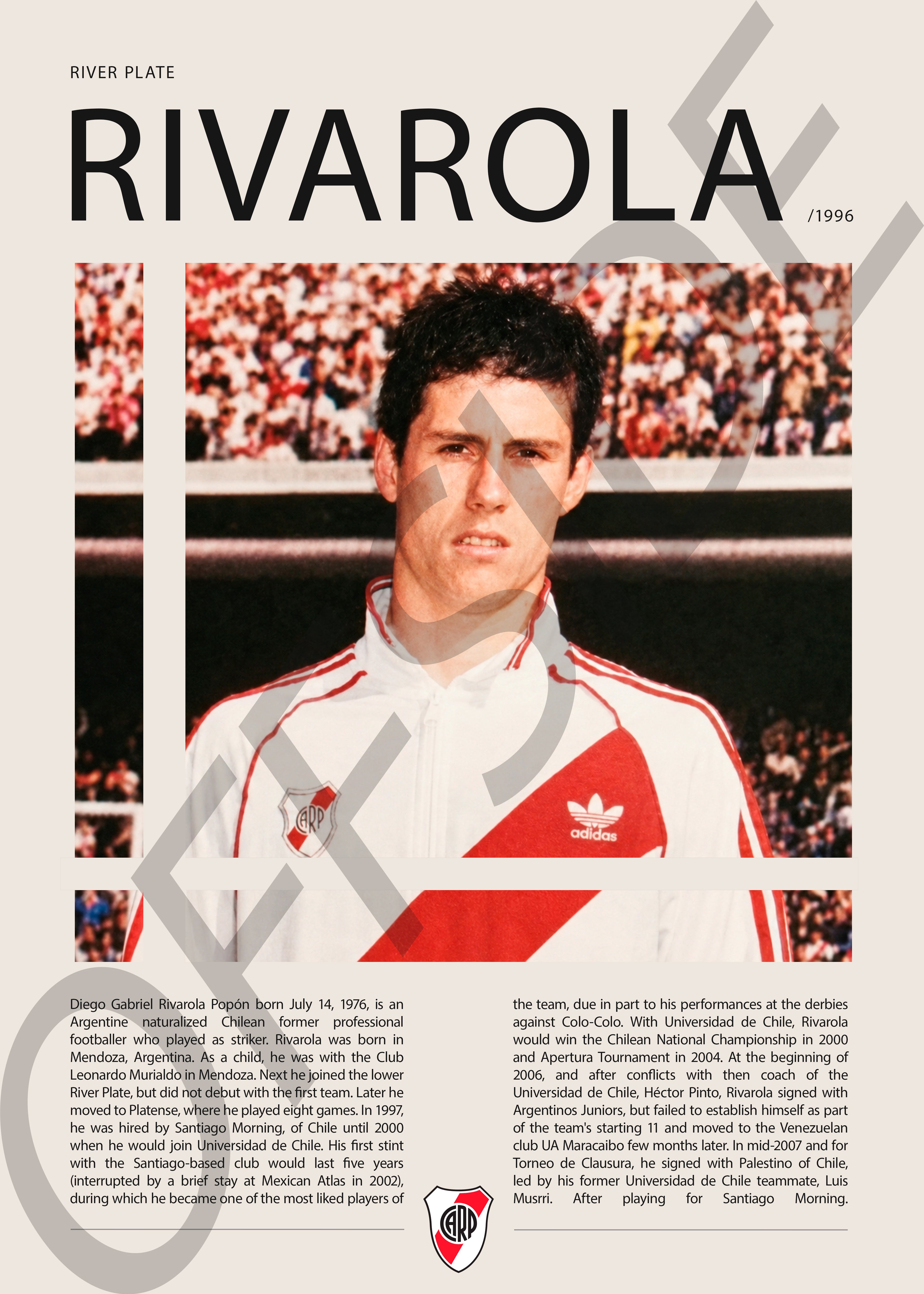 Diego Rivarola "Goku" en River Plate Temporada 1996