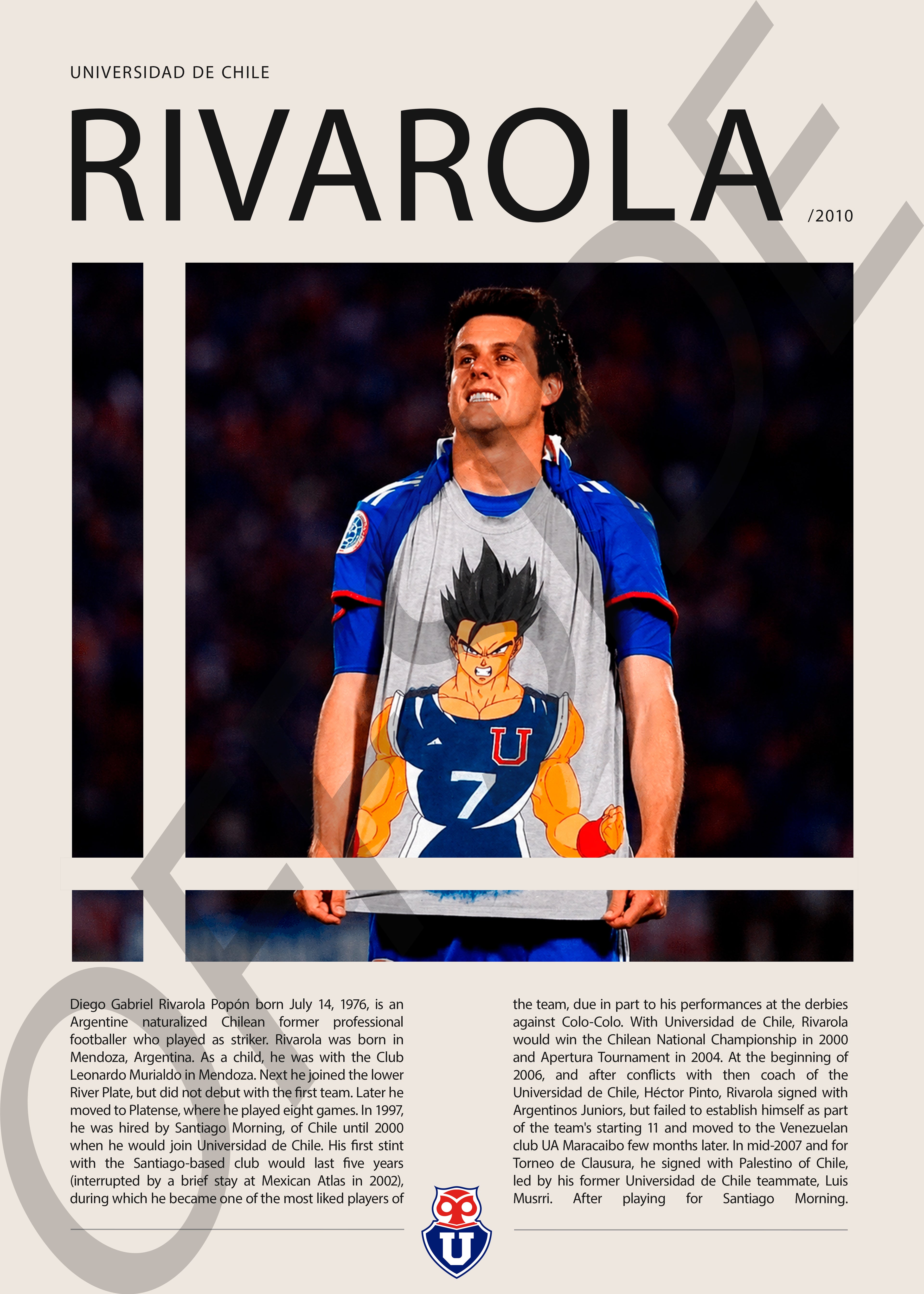 Diego Rivarola "Goku" en U. de Chile Temporada 2010
