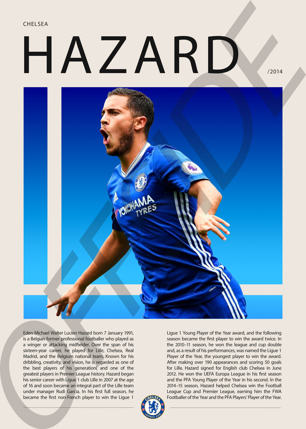 Eden Hazard "El Duque" en Chelsea Temporada 2014
